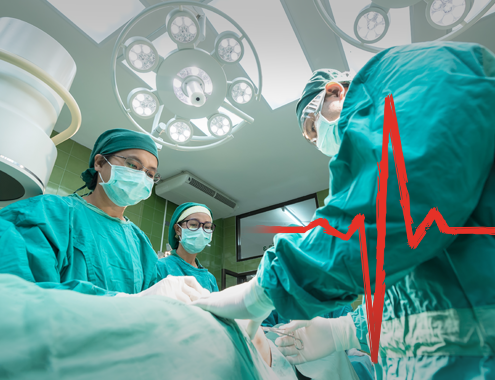 Operation im Krankenhaus