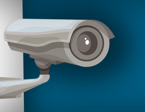 Überwachungskamera (Copyright: Macrovector via Freepik)